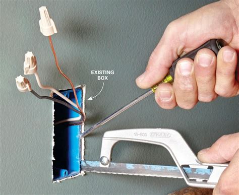 how to remove an electrical box|how to replace electrical box.